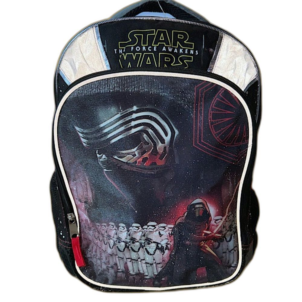 Star Wars-The Force Awakens- Kyle Ren and Storm Troopers Backpack 15”x 12"  NWOT